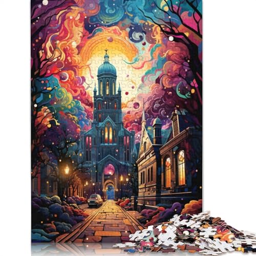 Puzzle 1000 Teile, College Dublin, Puzzle für Kinder, Holzpuzzle, pädagogisches Stressabbau-Spielzeug, Puzzle, 75 x 50 cm von LiJianXXS