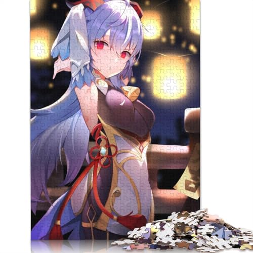 Puzzle 1000 Teile, Genshin Impact Puzzles für Erwachsene, Holzpuzzles, Spielzeug-Wanddekoration (Größe 75 x 50 cm) von LiJianXXS