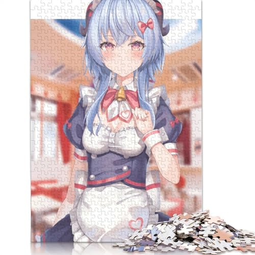 Puzzle 1000 Teile, Genshin Impact Puzzles für Erwachsene, Kartonpuzzles, Spielzeug-Wanddekoration (Größe 38 x 26 cm) von LiJianXXS