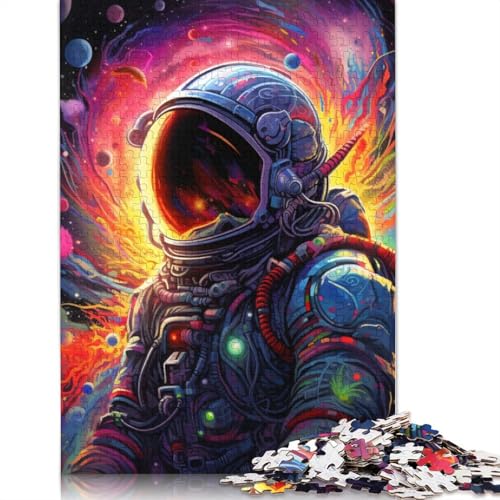 Puzzle 1000 Teile Buntes Universum Puzzle Kartonpuzzle Familienunterhaltungsspielzeug Größe: 38x26cm von LiJianXXS