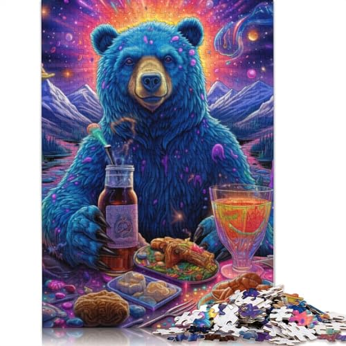 Puzzle 1000 Teile Kunst Niedliches Eichhörnchen-Puzzle Kartonpuzzle Familienunterhaltungsspielzeug Größe: 38 x 26 cm von LiJianXXS