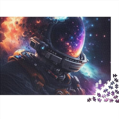 Puzzle 1000 Teile Puzzle für Erwachsene und Kinder, Weltraum-Astronauten-Puzzles für Holzpuzzles, pädagogisches Spielzeug zum Stressabbau, Puzzlegröße 50 x 75 cm von LiJianXXS