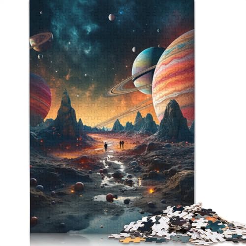 Puzzle 1000 Teile für Erwachsene, Fantasie-Frosch-Puzzle für Erwachsene, Kartonpuzzle, Lernspiel für Erwachsene und Kinder, Größe: 38 x 26 cm von LiJianXXS