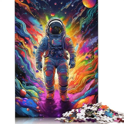 Puzzle 1000 Teile für Erwachsene und Kinder von Colourful Astronauts. Puzzle für Erwachsene. Kartonpuzzle. Lernspiel für Erwachsene und Kinder. Größe: 38 x 26 cm. von LiJianXXS