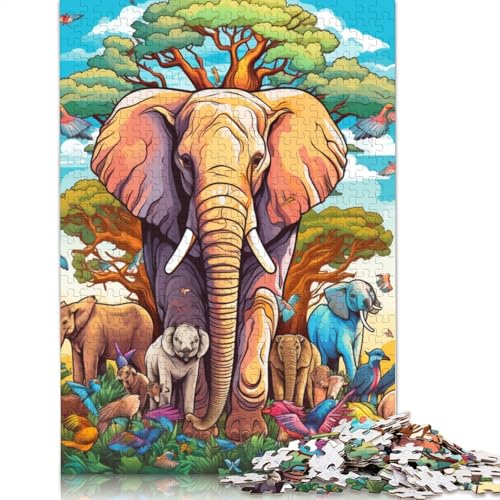 Puzzle Tierbüffel 1000 Teile Puzzle für Erwachsene Holzpuzzle für Erwachsene und Kinder ab 12 Jahren Spielzeug Denkspiel Größe: 75x50cm von LiJianXXS