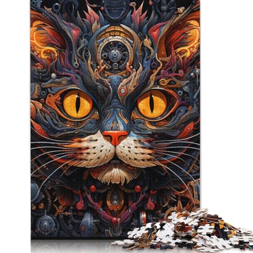 Puzzle Tierparty 1000 Teile Puzzle aus Karton für Erwachsene und Kinder ab 12 Jahren zur Heimdekoration Größe: 38 x 26 cm von LiJianXXS