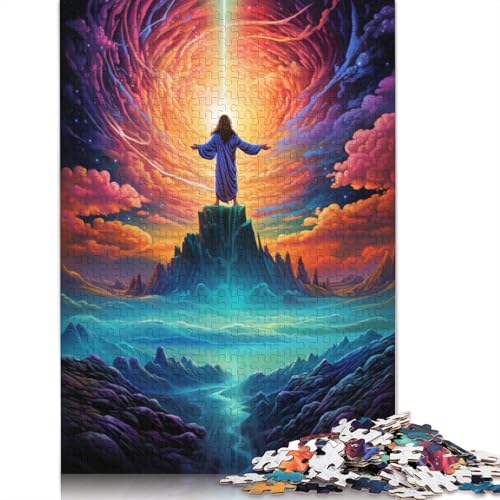 Puzzle für Erwachsene, 1000 Puzzle-Spielzeug, Brasilien, Jesus-Retter-Puzzle für Erwachsene, Kartonpuzzle, anspruchsvolles Spiel, 38 x 26 cm von LiJianXXS