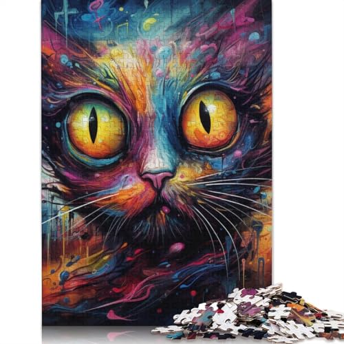 Puzzle für Erwachsene, 1000 Puzzle-Spielzeug, Kunst-Elch-Puzzle, Holzpuzzle, tolles Geschenk für Erwachsene, Größe: 75 x 50 cm von LiJianXXS