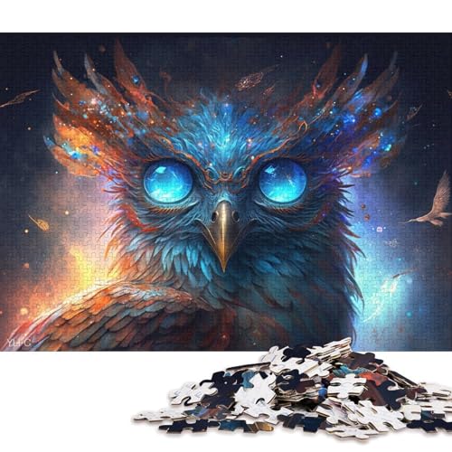 Puzzle für Erwachsene, 1000 Puzzle-Spielzeug, magisches Tier, Phönix, Puzzle für Erwachsene, Papppuzzle, anspruchsvoll, Aber unterhaltsam und humorvoll 38x26cm/1000 Teile von LiJianXXS