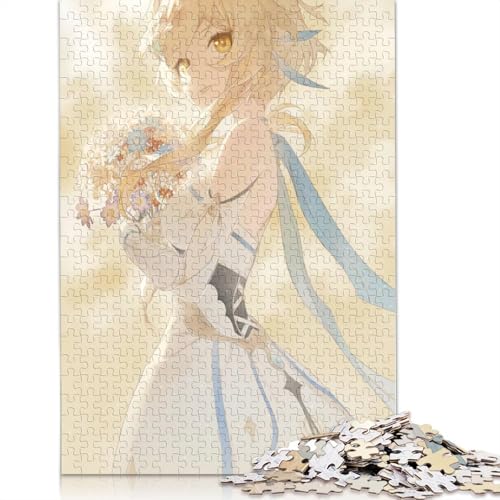 Puzzle für Erwachsene, 1000 Puzzle-Spielzeuge, Genshin Impact-Puzzle für Kinder, Holzpuzzle, Heimdekoration (Größe 75 x 50 cm) von LiJianXXS