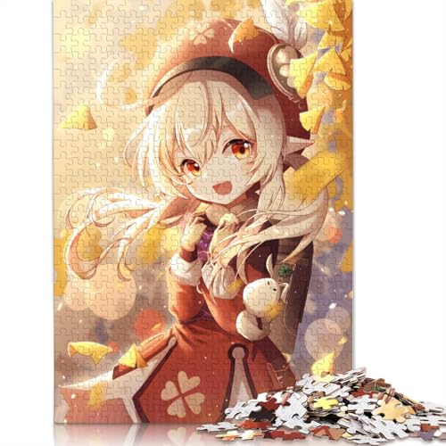 Puzzle für Erwachsene, 1000 Puzzle-Spielzeuge, Genshin Impact-Puzzle für Kinder, Kartonpuzzle, Heimdekoration (Größe 38 x 26 cm) von LiJianXXS