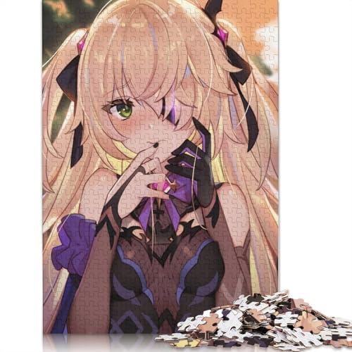 Puzzle für Erwachsene, 1000 Puzzle-Spielzeuge, Genshin Impact-Puzzle für Kinder, Kartonpuzzle, Heimdekoration (Größe 38 x 26 cm) von LiJianXXS