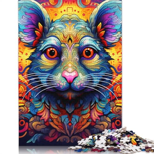 Puzzle für Erwachsene, 1000 Stück, Art Animal Mouse, Puzzle für Erwachsene, Kartonpuzzle, interessantes Puzzle zur Stressreduzierung, Größe: 38 x 26 cm von LiJianXXS