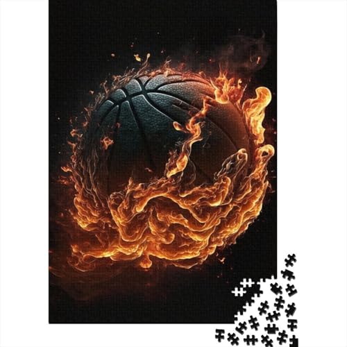 Puzzle für Erwachsene, 1000 Teile, Basketball-Sport-Puzzle, Lernspiel, Herausforderungsspielzeug, Puzzles für Erwachsene und Kinder, Größe: 75 x 50 cm von LiJianXXS