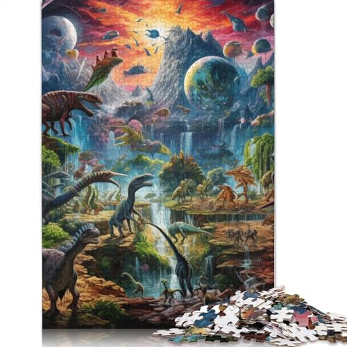 Puzzle für Erwachsene, 1000 Teile, Fantastische Füchse, Puzzle für Erwachsene, Holzpuzzle, Heimdekoration, Größe: 75 x 50 cm von LiJianXXS