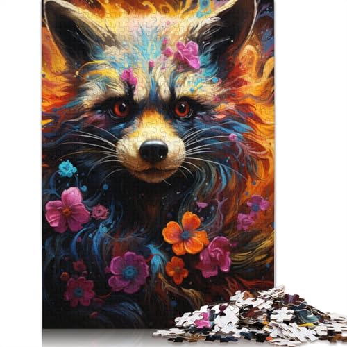 Puzzle für Erwachsene, 1000 Teile, Fantasy-Art-Eulen-Puzzle für Erwachsene, Karton-Puzzle, Heimdekoration, Größe: 38 x 26 cm von LiJianXXS