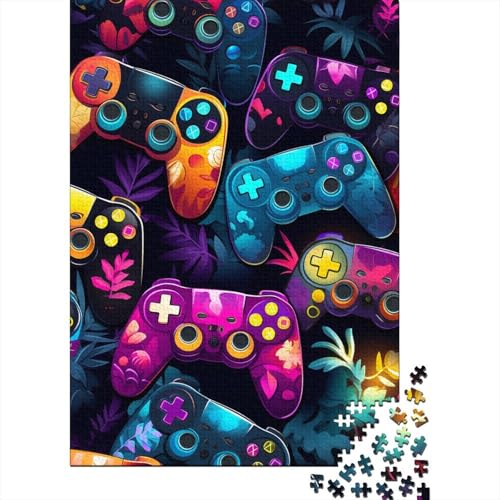 Puzzle für Erwachsene, 1000 Teile, Game Controller, Holzpuzzle, schwierige Puzzles, Lernspielzeug, Geschenk, Puzzlespiele, Größe: 75 x 50 cm von LiJianXXS