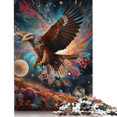 Puzzle für Erwachsene, 1000 Teile, Kunst-Chamäleon-Puzzle für Erwachsene, Holzpuzzle, schwierig und herausfordernd, Größe: 75 x 50 cm von LiJianXXS