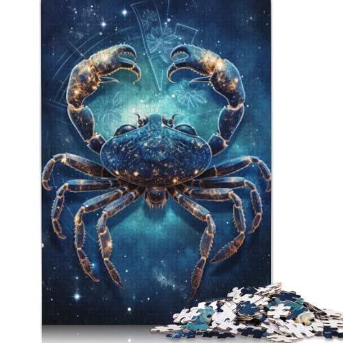 Puzzle für Erwachsene, 1000 Teile, Tierkrabben, Puzzle für Erwachsene, Kartonpuzzle, anspruchsvolles Spiel, Größe: 38 x 26 cm von LiJianXXS