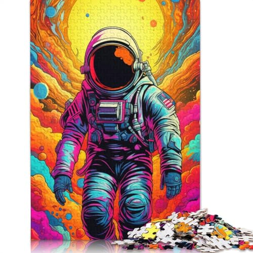 Puzzle für Erwachsene, 1000 Teile, farbenfrohes Universum-Puzzle für Erwachsene, schwieriges und herausforderndes Holzpuzzle, Größe: 75 x 50 cm von LiJianXXS