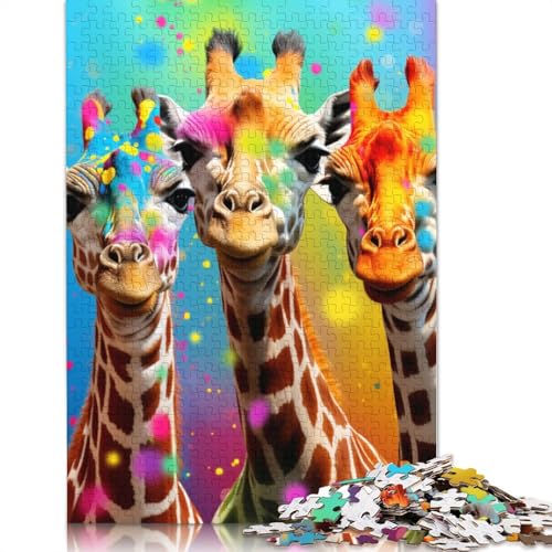 Puzzle für Erwachsene, Afrikanische Tiere, 1000-teiliges Puzzle, Kartonpuzzle für Erwachsene und Kinder, tolles Geschenk für Erwachsene, Größe: 38 x 26 cm von LiJianXXS