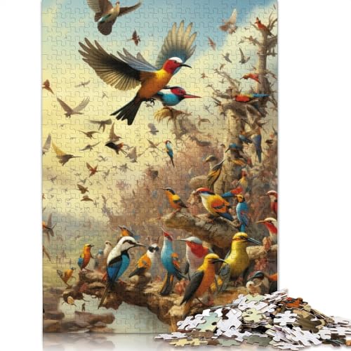 Puzzle für Erwachsene, Afrikanische Tiere, 1000-teiliges Puzzle für Erwachsene, Kartonpuzzle für Erwachsene und Kinder ab 12 Jahren, anspruchsvolles Spiel, Größe: 38 x 26 cm von LiJianXXS