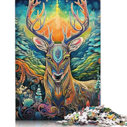 Puzzle für Erwachsene, Art Animal Mouse, 1000-teiliges Puzzle für Erwachsene, Holzpuzzle für Erwachsene und Kinder ab 12 Jahren, anspruchsvolles Spiel, Größe: 75 x 50 cm von LiJianXXS