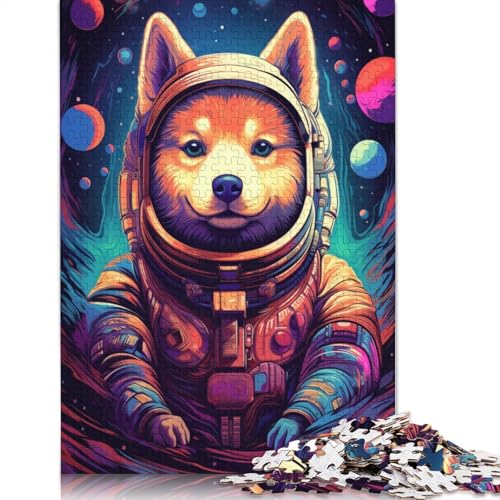 Puzzle für Erwachsene, Baby Husky, 1000-teiliges Erwachsenenpuzzle, Holzpuzzle für Erwachsene und Kinder ab 12 Jahren, Lernspiel, 75 x 50 cm von LiJianXXS