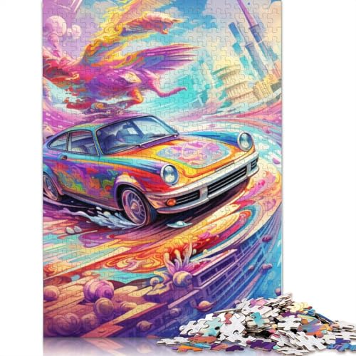 Puzzle für Erwachsene, Bunte Heißluftballons, Puzzle für Erwachsene, 1000 Teile, Holzpuzzle für Erwachsene und Kinder ab 12 Jahren, Rätselgröße: 75 x 50 cm von LiJianXXS