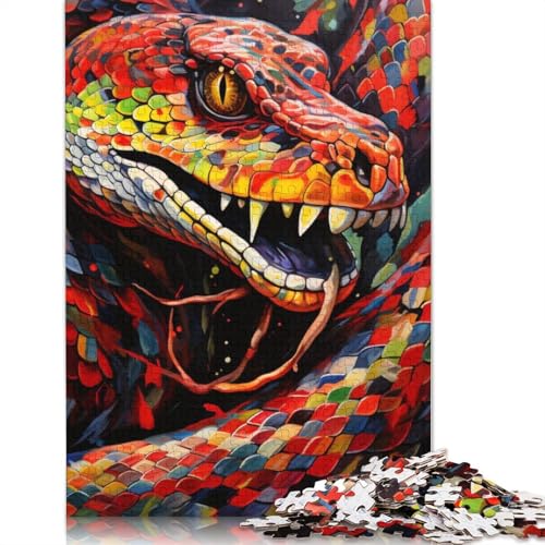 Puzzle für Erwachsene, Bunter Blauwal, 1000-teiliges Puzzle, Papppuzzle für Erwachsene und Kinder, tolles Geschenk für Erwachsene, Größe: 38 x 26 cm von LiJianXXS