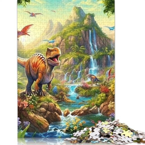Puzzle für Erwachsene, Dinosaurierwelt, 1000-teiliges Puzzle, Holzpuzzle für Erwachsene und Kinder, tolles Geschenk für Erwachsene, Größe: 75 x 50 cm Puzzle für Erwachsene, Dinosaurierwelt, 1000-teiliges Puzzle, Holzpuzzle für Erwachsene und Kinder, tolles Geschenk für Erwachsene, Größe: 75 x 50 cm von LiJianXXS