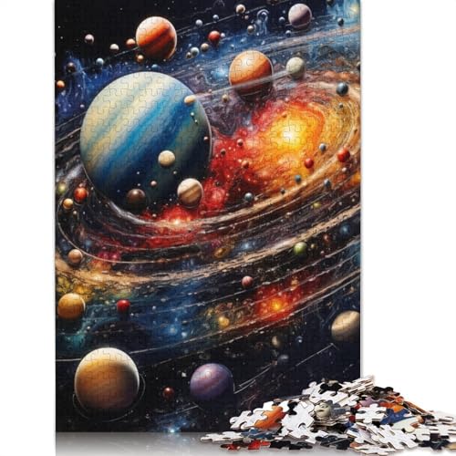 Puzzle für Erwachsene, Fantasie-Bus, 1000-teiliges Puzzle für Erwachsene, Kartonpuzzle für Erwachsene und Kinder ab 12 Jahren, anspruchsvolles Spiel, Größe: 38 x 26 cm von LiJianXXS