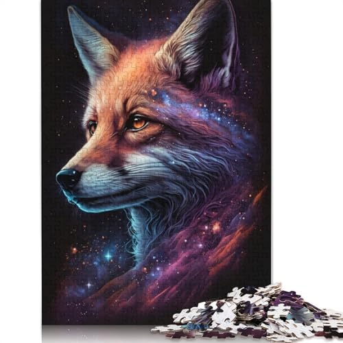 Puzzle für Erwachsene, Galaxy Fox, 1000-teiliges Puzzle aus Pappe für Erwachsene und Kinder ab 12 Jahren, Spielzeug, Denkspiel (Größe 38 x 26 cm) von LiJianXXS