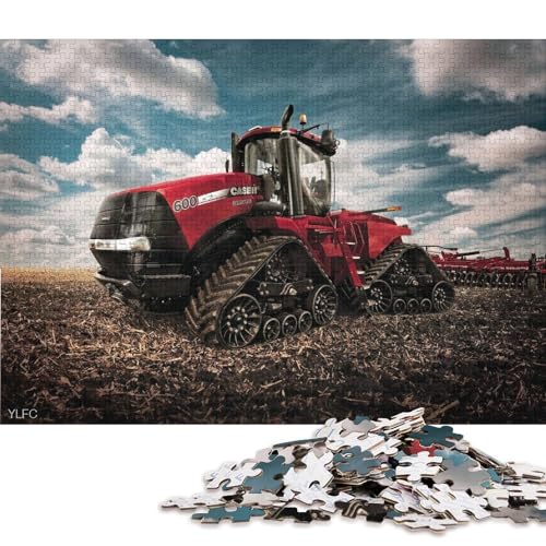 Puzzle für Erwachsene, Landwirtschaftswerkzeuge, Traktoren, Puzzle für Erwachsene, 1000 Teile, Holzpuzzle für Erwachsene und Kinder ab 12 Jahren, tolles Geschenk für Erwachsene (Größe 75 * 50 cm) von LiJianXXS