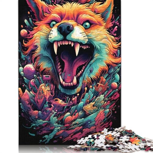 Puzzle für Erwachsene, Shiba Inu-Tier für Erwachsene, 1000-teiliges Puzzle, Holzpuzzle für Erwachsene und Familien, Familienspiele, 75 x 50 cm von LiJianXXS