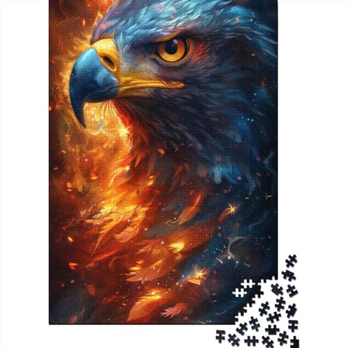 Puzzle für Erwachsene, schöner Adler, 1000-teiliges Puzzle für Erwachsene, Holzpuzzle für Erwachsene und Kinder, tolles Geschenk für Erwachsene, Größe: 75 x 50 cm von LiJianXXS