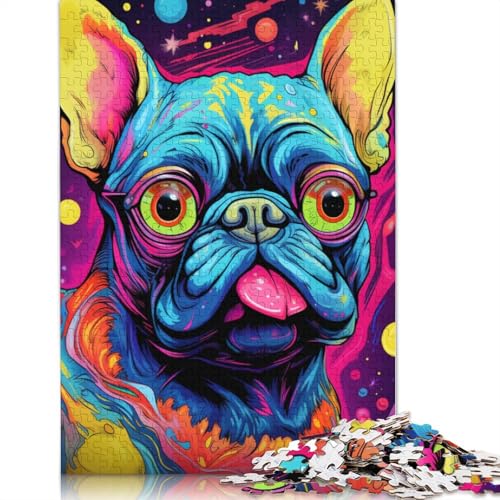 Puzzle für Erwachsene 1000 Teile Tier-Puzzle mit bunten Hunden, Puzzle für Erwachsene, Karton-Puzzle, Puzzle, praktisches Spiel, Größe: 38 x 26 cm von LiJianXXS