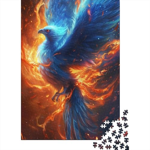 Puzzle für Erwachsene Traum-Phönix, 1000 Teile, Holzpuzzle für Erwachsene und Kinder, Lernpuzzle, Familienspiel, Größe: 75 x 50 cm von LiJianXXS