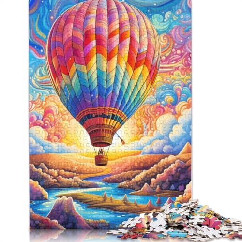 Puzzle für Erwachsene mit 1000 Teilen, Bunte Windmühlen, Puzzle aus Holz, Puzzle für Erwachsene, Geschenke, Größe: 75 x 50 cm von LiJianXXS