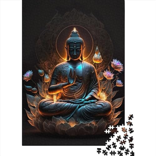 Puzzle für Erwachsene und Jugendliche, 1000 Teile, Buddha-Puzzle, 1000 Teile für Erwachsene, schwierige Puzzles (Größe 75x50 cm) von LiJianXXS