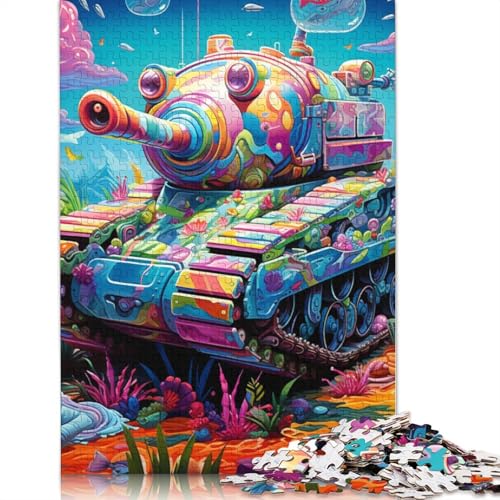 Puzzle für Erwachsene und Kinder, Dinosaurierwelt-Puzzle für Erwachsene, 1000 Puzzleteile aus Pappe für Erwachsene und Kinder ab 12 Jahren, Spielzeug, Denkspiel, Größe: 38 x 26 cm von LiJianXXS