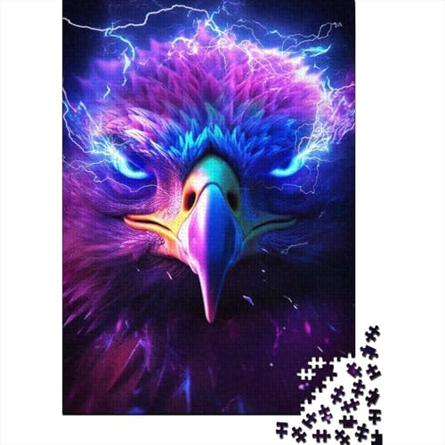 Puzzle für Erwachsene und Kinder, Electro Eagle, 1000 Teile, Puzzle für Erwachsene, für Erwachsene und Kinder, Holzpuzzle, Lernspiel, Herausforderungsspielzeug, Größe: 75 x 50 cm von LiJianXXS