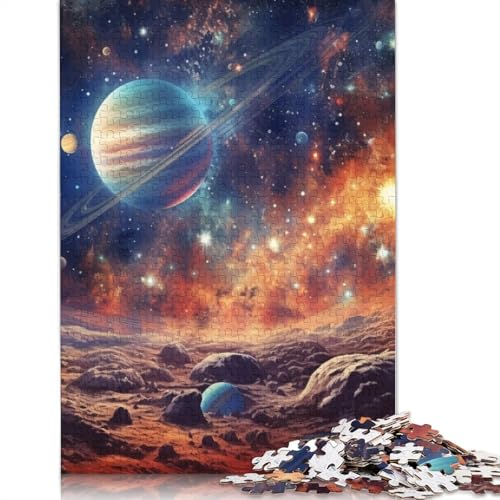 Puzzle für Erwachsene und Kinder, Fantasielandschaft, 1000 Teile, Holzpuzzle für Erwachsene und Kinder ab 12 Jahren, anspruchsvolles Spiel, Geschenke, Größe: 75 x 50 cm von LiJianXXS