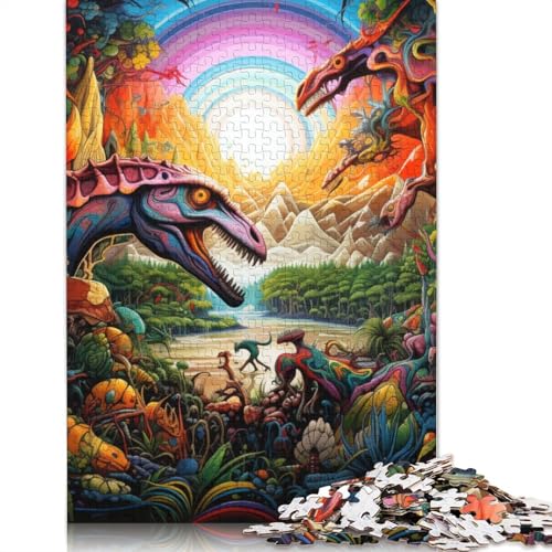 Puzzle für Erwachsene und Kinder, Fantastische Eichhörnchen, 1000 Teile, Puzzle aus Holz für Erwachsene und Kinder ab 12 Jahren, anspruchsvolles Spiel, Geschenke, Größe: 75 x 50 cm von LiJianXXS