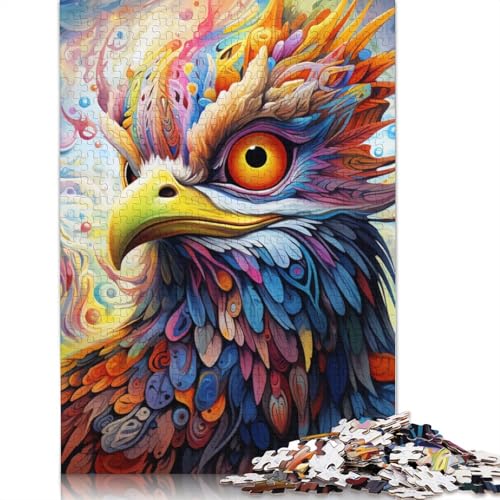 Puzzle für Erwachsene und Kinder, Kunst-Elch-Puzzle für Erwachsene, 1000 Puzzleteile aus Pappe für Erwachsene und Kinder ab 12 Jahren, Spielzeug, Denkspiel, Größe: 38 x 26 cm von LiJianXXS