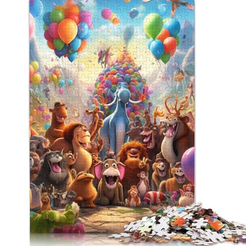 Puzzle für Erwachsene und Kinder, Tiere, Vögel, Papageien, Puzzle für Erwachsene, 1000 Teile, Holzpuzzle für Erwachsene und Kinder ab 12 Jahren, Spielzeug, Denkspiel, Größe: 75 x 50 cm von LiJianXXS