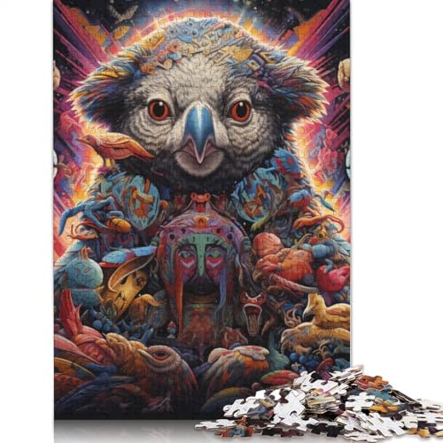 Puzzle für Erwachsene und Kinder, Tiere Spielen Poker, Puzzle für Erwachsene, 1000 Puzzleteile aus Pappe für Erwachsene und Kinder ab 12 Jahren, Spielzeug, Denkspiel, Größe: 38 x 26 cm von LiJianXXS