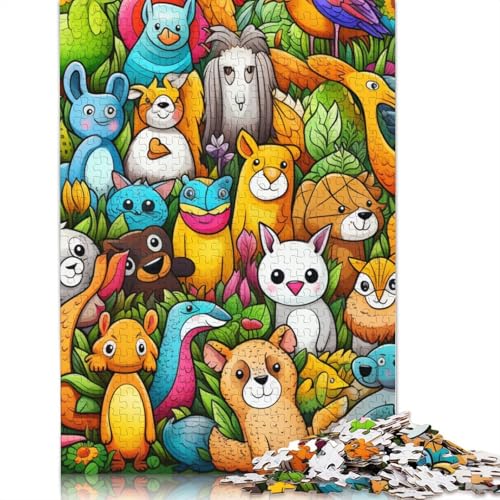 Puzzle für Erwachsene und Kinder, afrikanische Tiere, Puzzle für Erwachsene, 1000 Teile, Holzpuzzle für Erwachsene und Kinder ab 12 Jahren, Spielzeug, Denkspiel, Größe: 75 x 50 cm von LiJianXXS