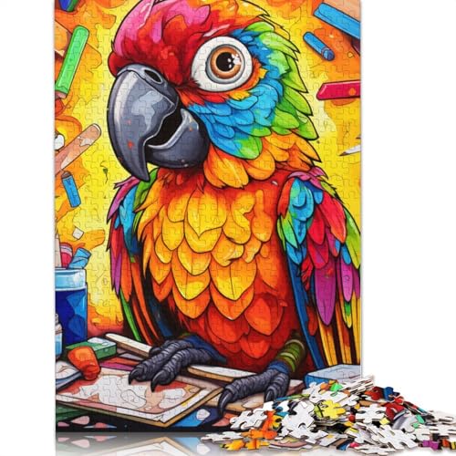 Puzzles für Bunte Krokodile, 1000 Teile, Puzzle für Erwachsene, Papppuzzles für Erwachsene und Kinder, Heimdekoration, Puzzlespielzeug, Größe: 38 x 26 cm von LiJianXXS