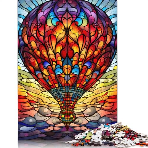 für Erwachsene Puzzle Bunte Heißluftballons 1000-teiliges Puzzle aus Karton Geeignet für Kinder ab 12 Jahren Lernspiel für Erwachsene und Kinder Größe: 38 x 26 cm von LiJianXXS